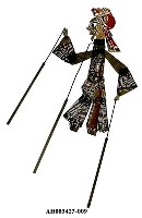 藏品(皮影戲偶—武淨)的圖片